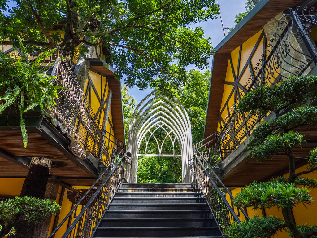 園內住宿設施美麗設計門