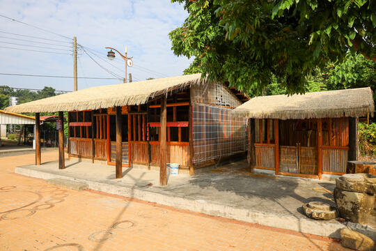 六重溪文化園區西拉雅族公廨旁供奉清水老君