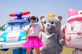 波力、安寶、西拉雅灰熊熊