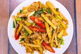 中埔山區盛產的竹筍