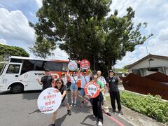 搭台灣好行來隆田chacha文化資產教育園區玩