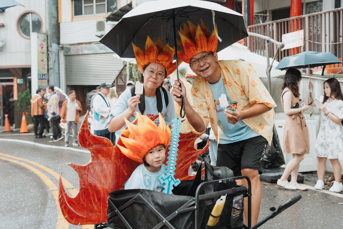 西拉雅夏日好Chill不動明王裝扮踩街