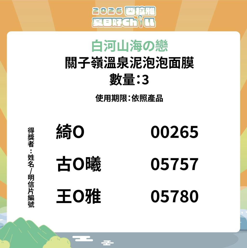 白河山海の戀 關子嶺溫泉泥泡泡面膜
