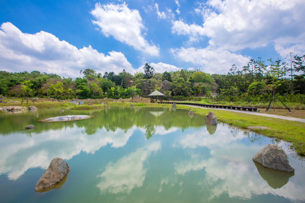 八田與一紀念園區珊瑚苑造景