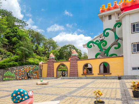 中埔遊客中心的城堡式建築