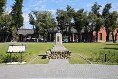 山上花園水道博物館的設計建造者濱野瀰四郎銅像