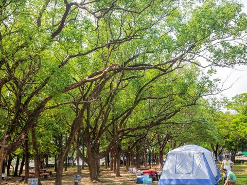 烏山頭水庫設有烤肉區