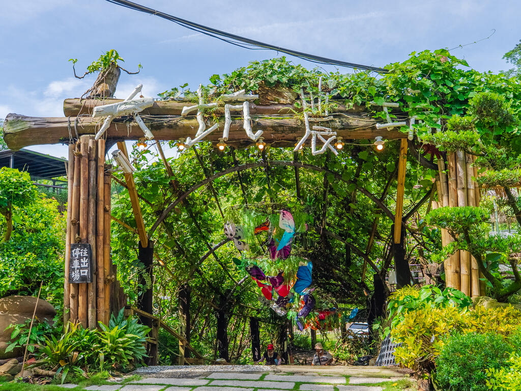 大坑休閒農場蝴蝶隧道