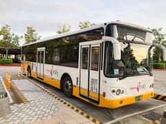 The exterior of Taiwan Tourist Shuttle Bus─Route for Guanziling