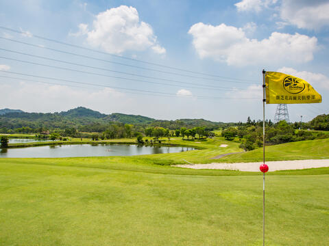 The batting field of Bombax Golf Course