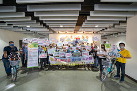 Group photo of 2022 Tourism Safety and Epidemic Prevention Promotion