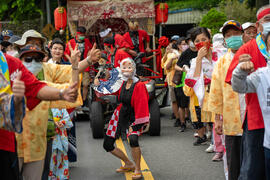 People costuming and participating Danjiri Festival