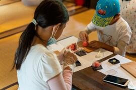 Experience wagashi making at the Hatta Yoichi Memorial Park.