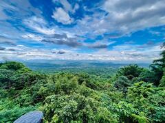 來到龍崎市集，可順遊308高地、龍船窩、紫竹寺，遠眺月世界及雲山層層相疊的山水畫美景，是個低海拔看日出、夕陽的絕佳選擇