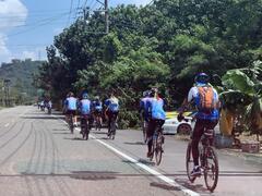 曾庫公路騎乘途中