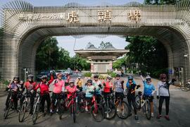 虎頭埤水庫門口大合照