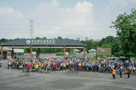 烏山頭水庫門口集結