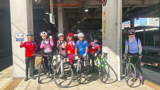2025仙境西拉雅 環騎5COOL 雙鐵永續旅遊車站合照