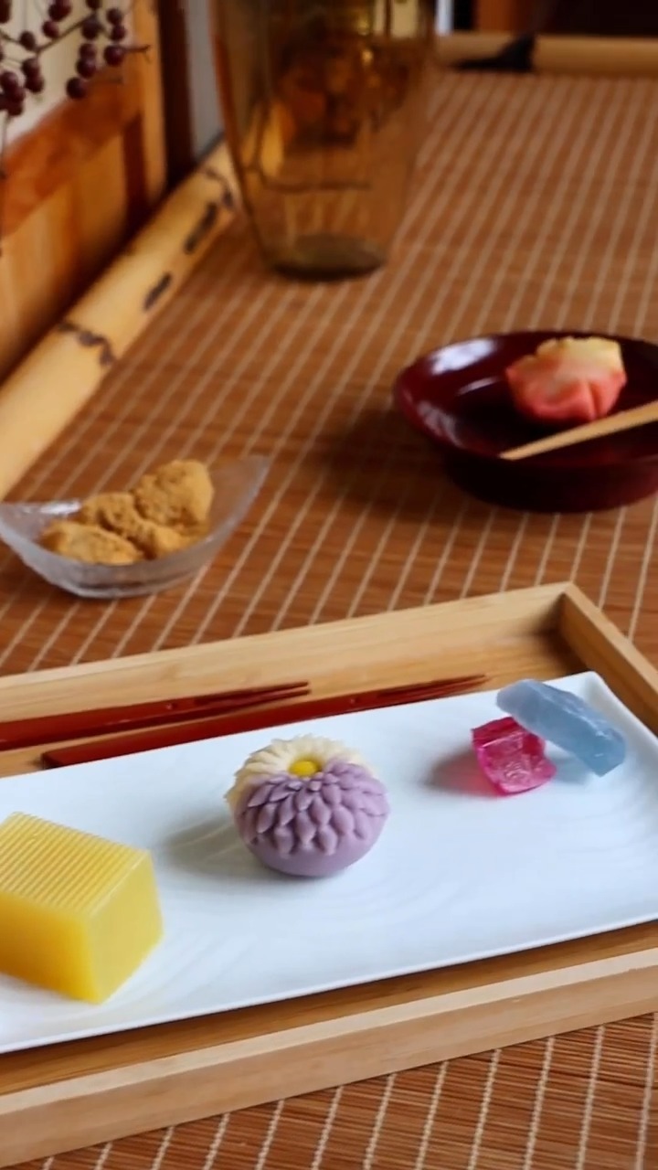 精緻的上生菓子